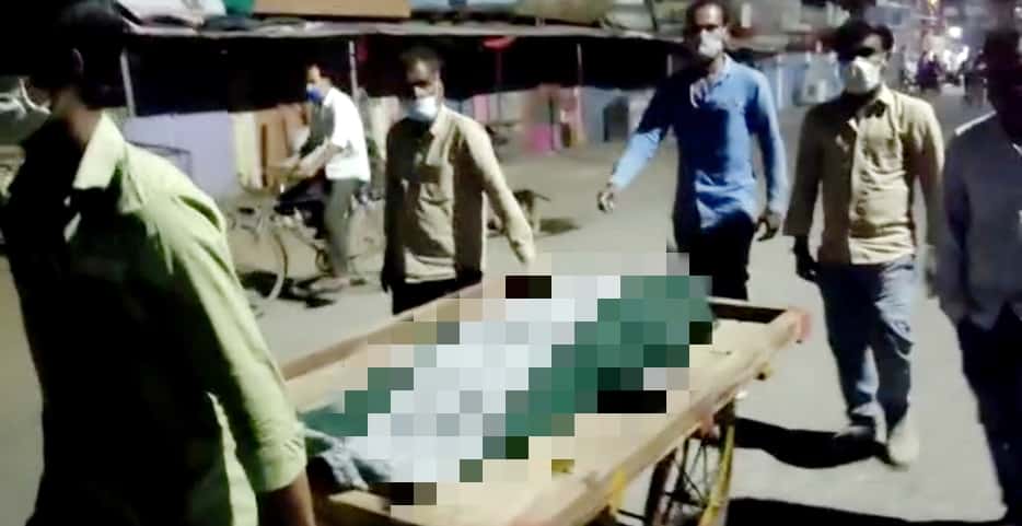 MP : अब ठेले में रखकर ले जाना पड़ रहा शव, नहीं मिली एम्बुलेंस